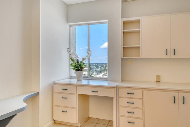 20 Whispering Sands Dr Unit 1201, Sarasota, FL 34242 - unfurnished office with built in desk and light tile patterned floors