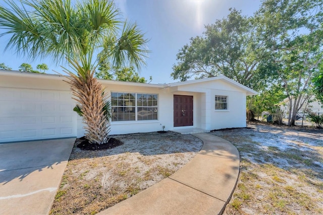 4907 4th Avenue Cir NW, Bradenton, FL 34209 - ranch-style house with concrete driveway and an attached garage