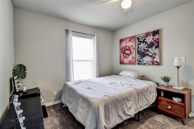 4542 19th Ave S, Saint Petersburg, FL 33711 - carpeted bedroom featuring ceiling fan and baseboards