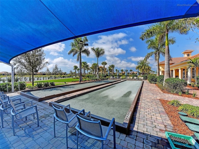 13167 Fernando St, Venice, FL 34293 - surrounding community with a game area