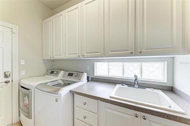 13167 Fernando St, Venice, FL 34293 - washroom with cabinet space and independent washer and dryer