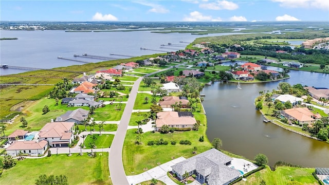 6143 9th Avenue Cir NE, Bradenton, FL 34212 - aerial perspective of suburban area featuring a large body of water