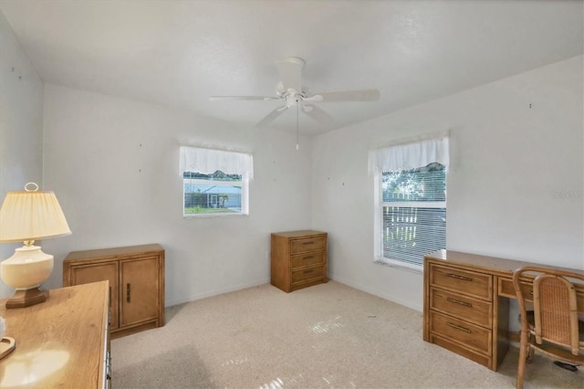 9366 Westminster Ave, Englewood, FL 34224 - carpeted office featuring ceiling fan