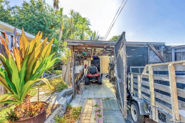 9366 Westminster Ave, Englewood, FL 34224 - view of parking with a carport