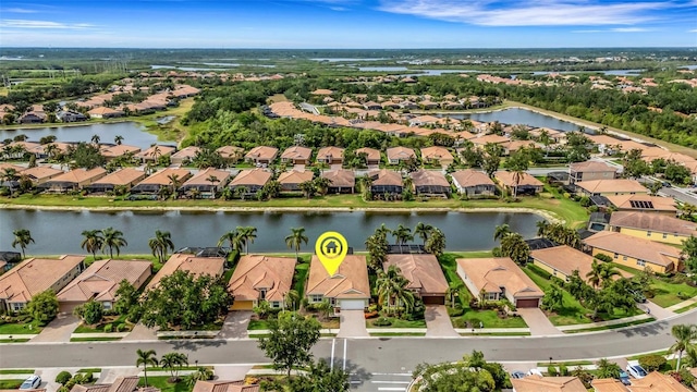 212 River Enclave Ct, Bradenton, FL 34212 - aerial perspective of suburban area featuring a nearby body of water