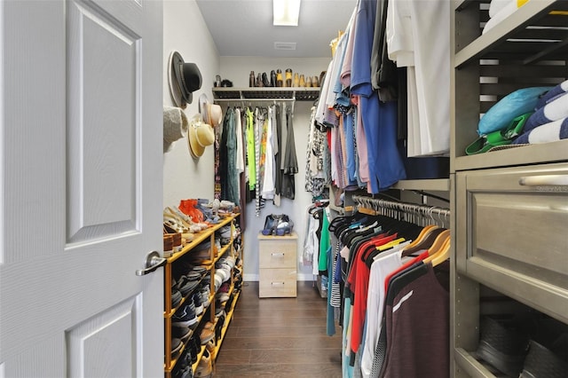 212 River Enclave Ct, Bradenton, FL 34212 - walk in closet featuring dark wood finished floors