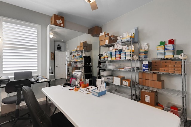 212 River Enclave Ct, Bradenton, FL 34212 - home office featuring ceiling fan