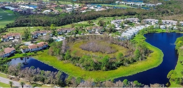 802 Montrose Dr Unit 204, Venice, FL 34293 - aerial view of residential area featuring a nearby body of water