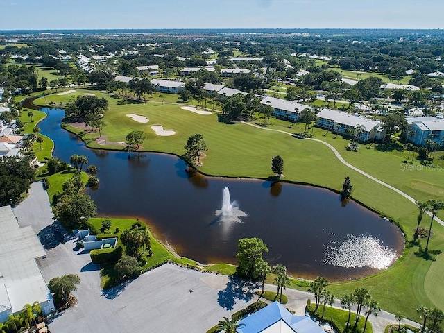 802 Montrose Dr Unit 204, Venice, FL 34293 - bird's eye view of a large body of water and a local golf course