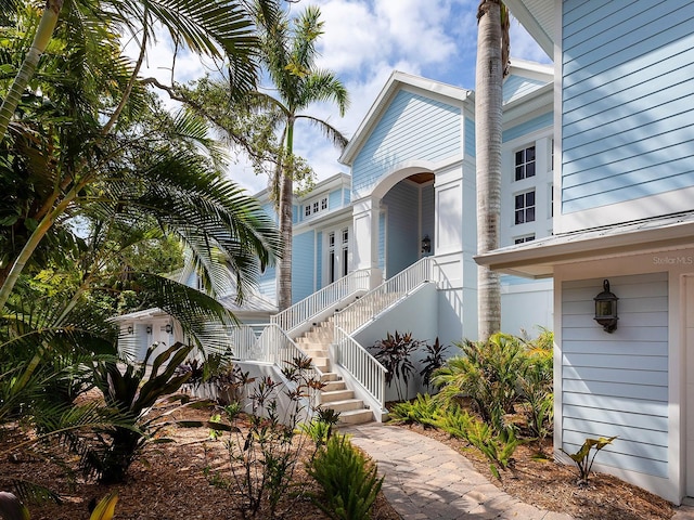 5132 Jungle Plum Rd, Sarasota, FL 34242 - view of front of property with stairway
