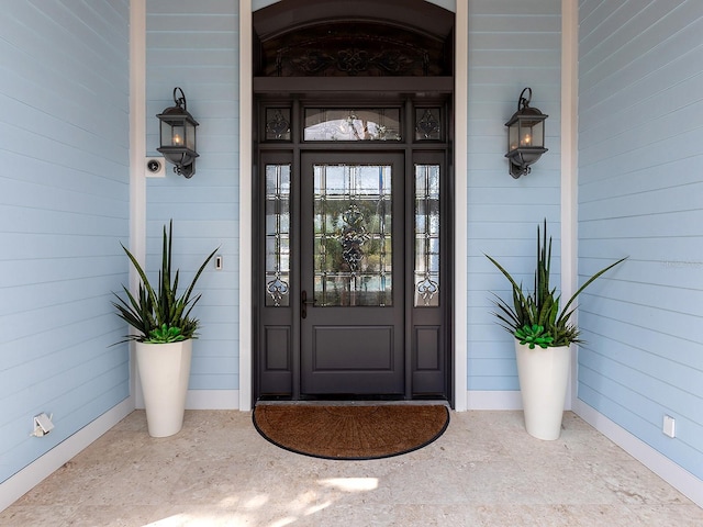5132 Jungle Plum Rd, Sarasota, FL 34242 - doorway to property with a porch