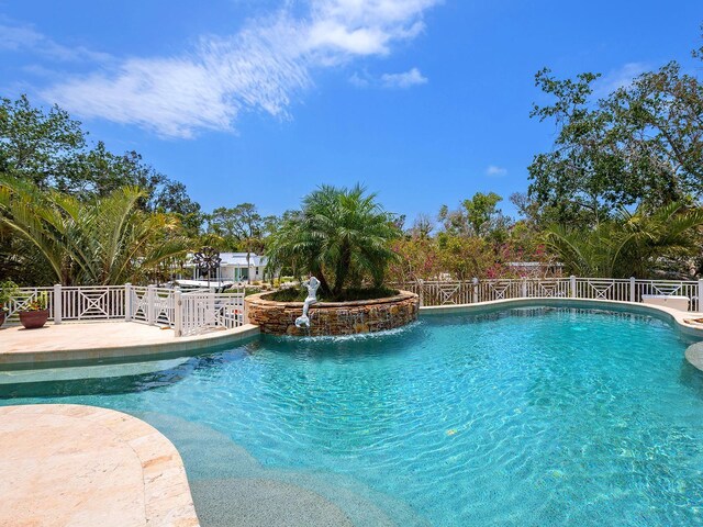 5132 Jungle Plum Rd, Sarasota, FL 34242 - view of pool featuring fence