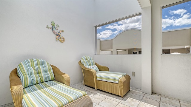 235 Cocoanut Ave Unit 108B, Sarasota, FL 34236 - living area with tile patterned flooring