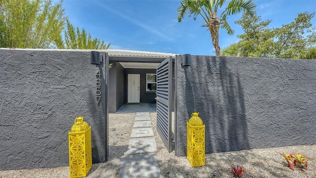 view of property exterior featuring stucco siding