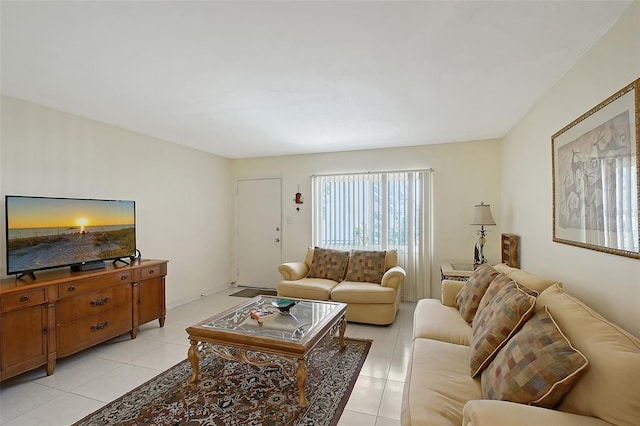 3705 S School Ave Unit 3, Sarasota, FL 34239 - living room with light tile patterned floors