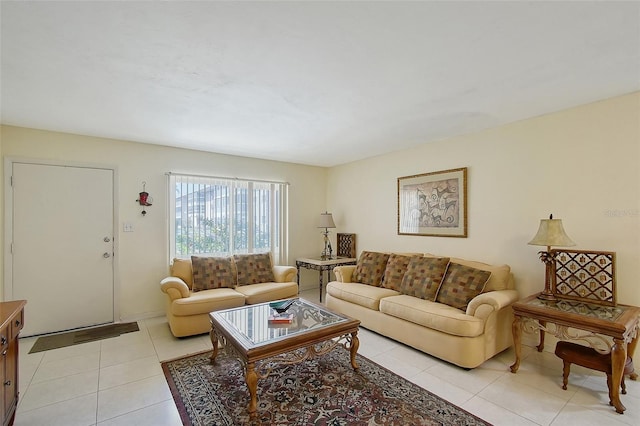 3705 S School Ave Unit 3, Sarasota, FL 34239 - living area featuring light tile patterned flooring