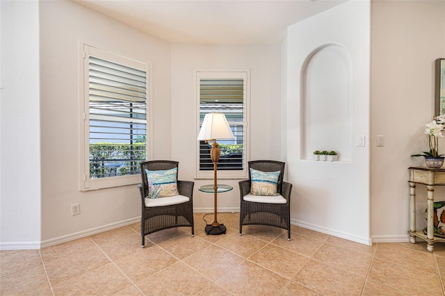20040 Rookery Dr, Estero, FL 33928 - sitting room featuring tile patterned flooring and baseboards