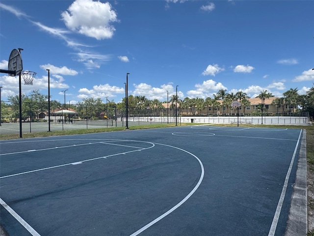 20040 Rookery Dr, Estero, FL 33928 - view of basketball court featuring community basketball court and fence