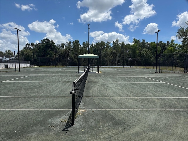 20040 Rookery Dr, Estero, FL 33928 - view of tennis court with fence