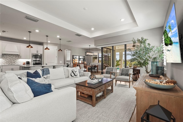 16226 Hidden Oak Loop, Bradenton, FL 34211 - living room featuring recessed lighting