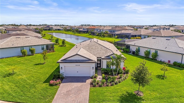 16226 Hidden Oak Loop, Bradenton, FL 34211 - aerial view of residential area with a nearby body of water