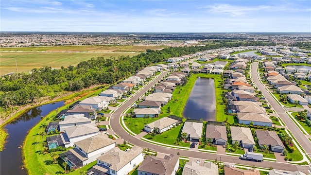 16226 Hidden Oak Loop, Bradenton, FL 34211 - aerial view of residential area featuring a large body of water