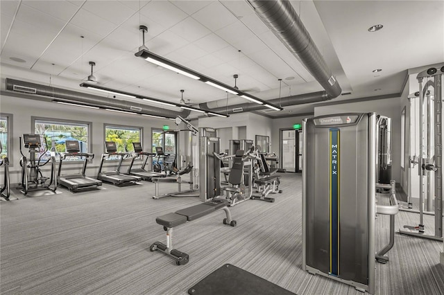 16226 Hidden Oak Loop, Bradenton, FL 34211 - gym featuring carpet floors