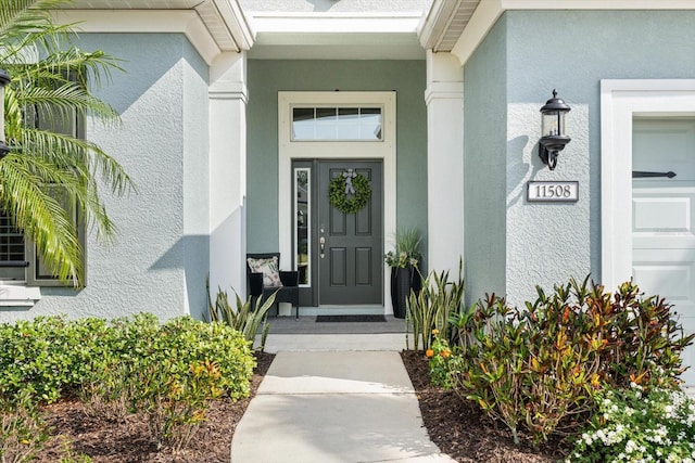 11508 Griffith Park Ter, Bradenton, FL 34211 - entrance to property with stucco siding