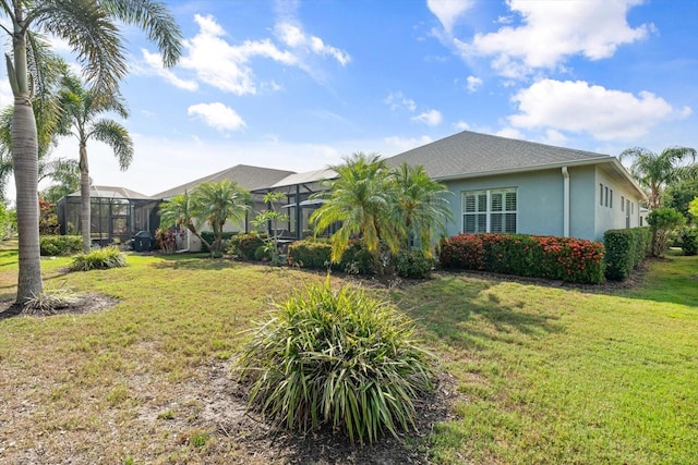 11508 Griffith Park Ter, Bradenton, FL 34211 - view of grassy yard featuring a lanai