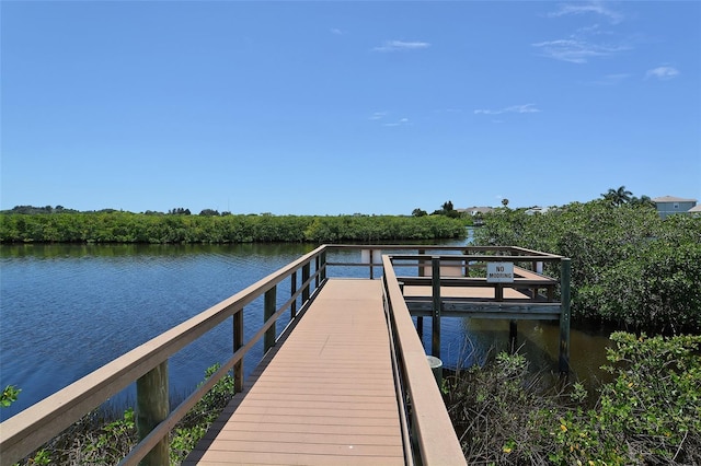 5320 Tide Point Way, Bradenton, FL 34208 - dock area with a water view