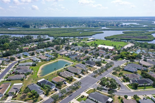 5320 Tide Point Way, Bradenton, FL 34208 - aerial view of property's location featuring a nearby body of water and nearby suburban area
