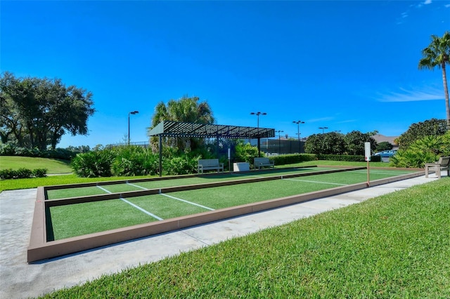 view of home's community with a game area
