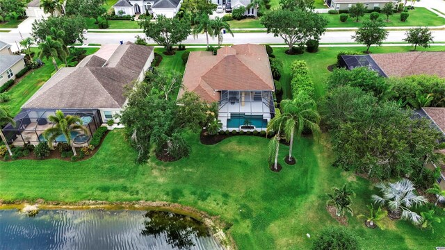 1542 Ormond Ter, Parrish, FL 34219 - aerial view of residential area featuring a nearby body of water
