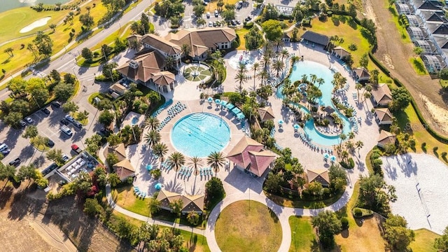 1450 Rolling Fairway Dr, Davenport, FL 33896 - bird's eye view of a pool area