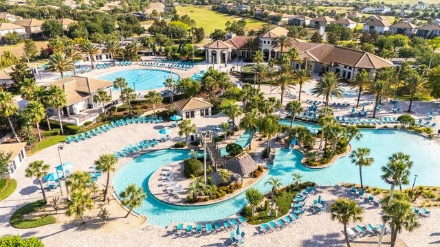 1450 Rolling Fairway Dr, Davenport, FL 33896 - aerial view of a pool area