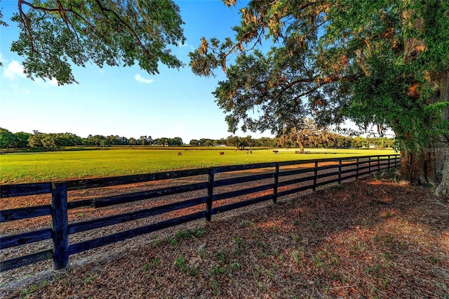 gate with a rural view and fence