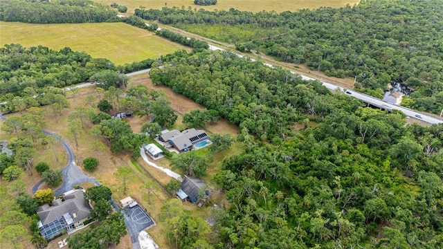 140 Cowpen Ln, Sarasota, FL 34240 - aerial view of property's location featuring rural landscape