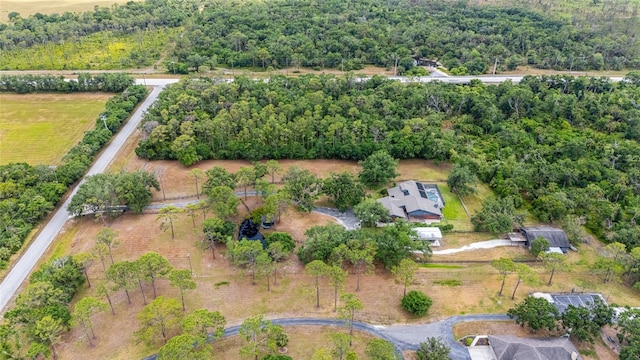 140 Cowpen Ln, Sarasota, FL 34240 - aerial view of property's location featuring a heavily wooded area