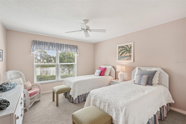 431 Fieldstone Dr, Venice, FL 34292 - carpeted bedroom featuring baseboards and a ceiling fan