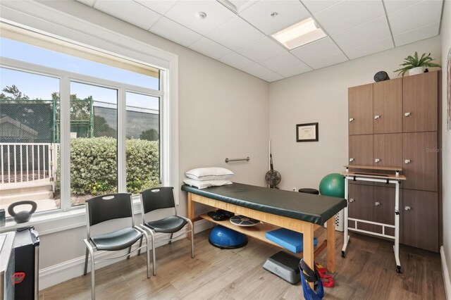 431 Fieldstone Dr, Venice, FL 34292 - office featuring healthy amount of natural light, wood finished floors, baseboards, and a paneled ceiling