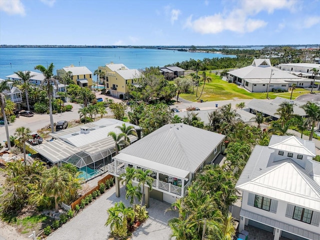 229 S Harbor Dr, Holmes Beach, FL 34217 - aerial view of residential area featuring a nearby body of water