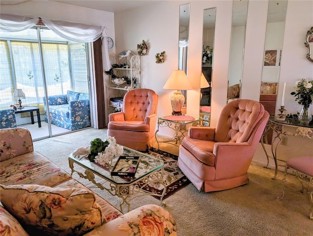 5895 17th St W Unit B-26, Bradenton, FL 34207 - view of carpeted living room