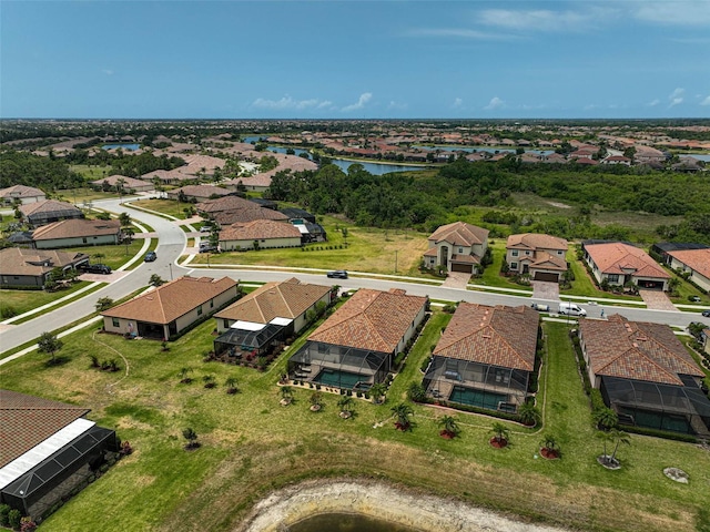 20542 Trattoria Loop, Venice, FL 34293 - aerial perspective of suburban area featuring a large body of water