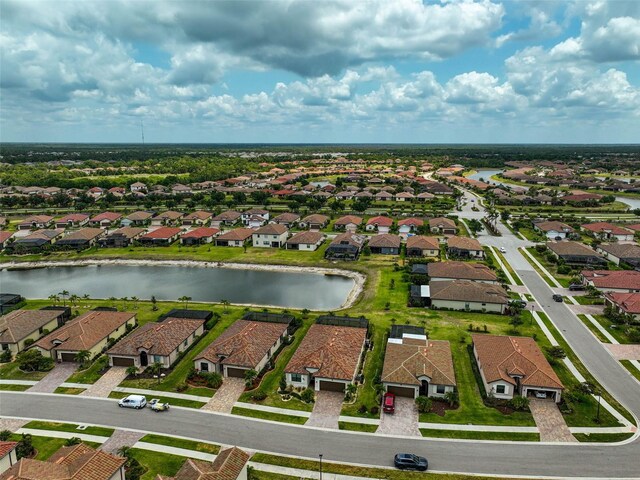 20542 Trattoria Loop, Venice, FL 34293 - aerial view of property and surrounding area featuring a nearby body of water and nearby suburban area