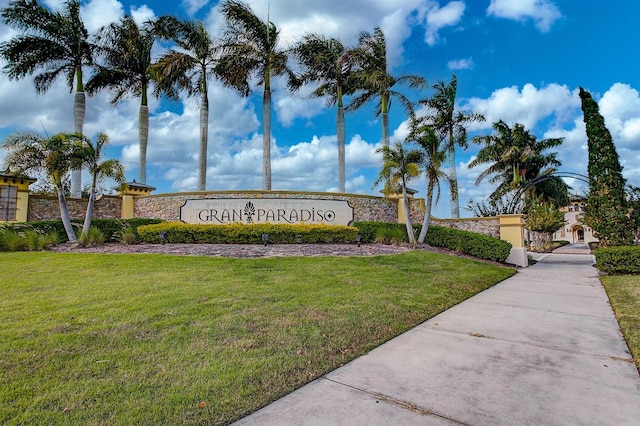 20542 Trattoria Loop, Venice, FL 34293 - community sign with a lawn
