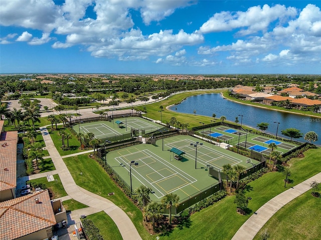 20542 Trattoria Loop, Venice, FL 34293 - aerial perspective of suburban area with a large body of water