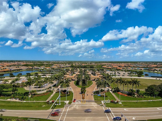 20542 Trattoria Loop, Venice, FL 34293 - aerial perspective of suburban area with a large body of water
