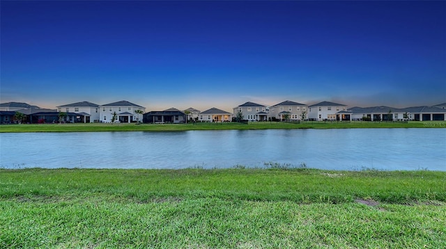 water view with nearby suburban area