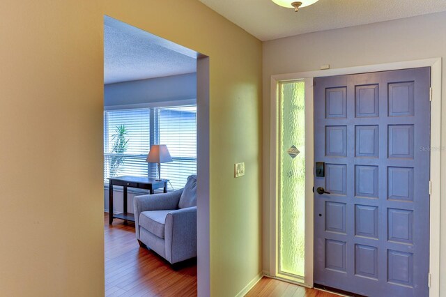 7719 9th Avenue Dr NW, Bradenton, FL 34209 - foyer with light wood finished floors and baseboards