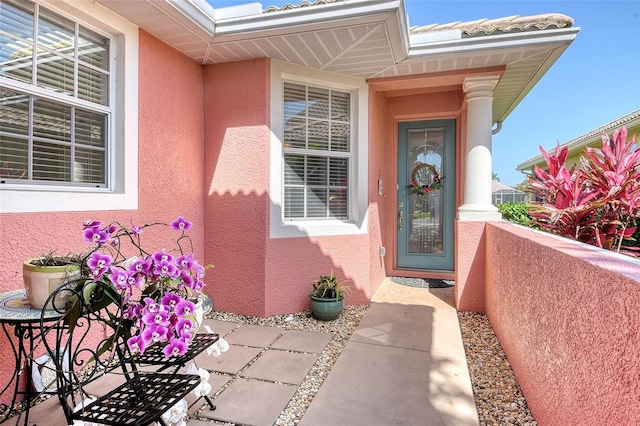 4322 Reflections Pkwy, Sarasota, FL 34233 - entrance to property with stucco siding